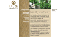 Desktop Screenshot of holzbau-lauer.de
